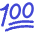 Reaction Emoji 100 Icon from Core Duo Set