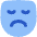 Sad Mask Icon from Flex Flat Set