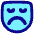 Sad Mask Icon from Plump Pop Set