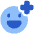 Smiley Add Reaction Icon from Plump Flat Set