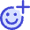 Smiley Add Reaction Icon from Core Duo Set
