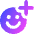 Smiley Add Reaction Icon from Core Gradient Set