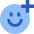 Smiley Add Reaction Icon from Sharp Flat Set
