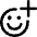 Smiley Add Reaction Icon from Core Line Set