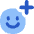 Smiley Add Reaction Icon from Flex Flat Set