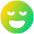 Smiley Blessed Icon from Plump Gradient Set