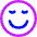 Smiley Calm Icon from Core Neon Set