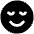 Smiley Calm Icon from Plump Solid Set
