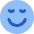 Smiley Calm Icon from Core Flat Set