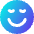 Smiley Calm Icon from Core Gradient Set