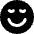 Smiley Calm Icon from Core Solid Set