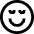 Smiley Calm Icon from Sharp Line Set
