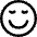 Smiley Calm Icon from Core Line Set