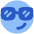Smiley Cool Icon from Plump Flat Set