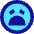 Smiley Devastated Icon from Sharp Pop Set