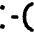 Smiley Emoticon Sad Icon from Flex Solid Set