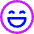 Smiley Excited Icon from Core Neon Set