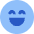 Smiley Excited Icon from Sharp Flat Set