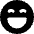 Smiley Excited Icon from Core Solid Set