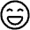 Smiley Excited Icon from Plump Line Set