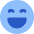 Smiley Excited Icon from Core Flat Set