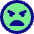 Smiley Extremely Dissatisfied Icon from Core Pop Set