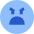 Smiley Extremely Dissatisfied Icon from Sharp Flat Set