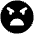 Smiley Extremely Dissatisfied Icon from Plump Solid Set