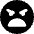Smiley Extremely Dissatisfied Icon from Core Solid Set