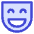 Smiley Face Laugh Icon from Core Duo Set