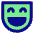 Smiley Face Laugh Icon from Core Pop Set