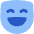 Smiley Face Laugh Icon from Flex Flat Set