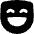 Smiley Face Laugh Icon from Flex Solid Set