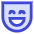 Smiley Face Laugh Icon from Sharp Duo Set