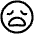 Smiley Frustrated Icon from Plump Line Set