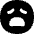 Smiley Frustrated Icon from Flex Solid Set
