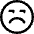 Smiley Grumpy Icon from Core Line Set