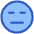Smiley Indiferent Icon from Plump Duo Set