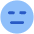 Smiley Indiferent Icon from Plump Flat Set
