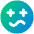 Smiley Sick Icon from Plump Gradient Set