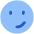 Smiley Smirk Icon from Plump Flat Set