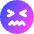 Smiley Stressed Icon from Core Gradient Set