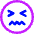 Smiley Stressed Icon from Core Neon Set