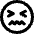 Smiley Stressed Icon from Core Remix Set