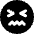 Smiley Stressed Icon from Core Solid Set