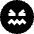 Smiley Stressed Icon from Sharp Solid Set