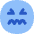 Smiley Stressed Icon from Flex Flat Set