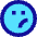 Smiley Unhappy Icon from Sharp Pop Set