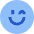 Smiley Wink Icon from Sharp Flat Set