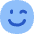 Smiley Wink Icon from Flex Flat Set